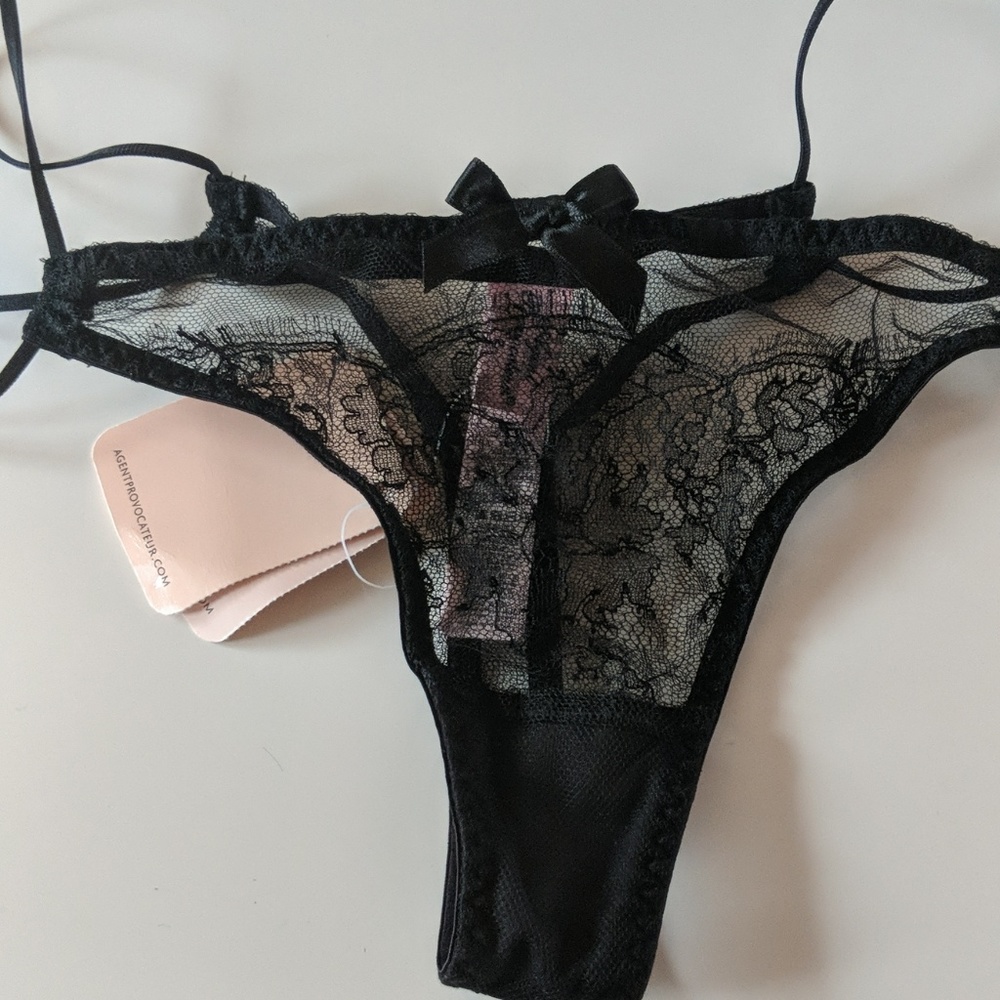 Agent Provocateur black thong
